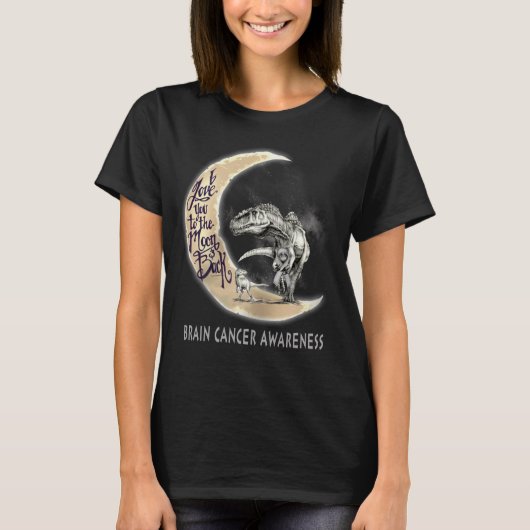 脳がん恐竜 Tシャツ (正面)