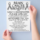 脳がん特典型フライヤー チラシ (手)