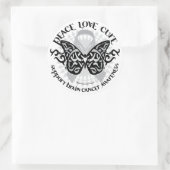 脳がん蝶の部族 ラウンドシール (バッグ)