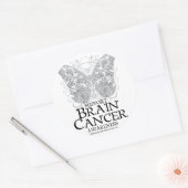 脳がん蝶 ラウンドシール (封筒)