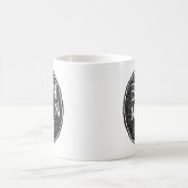 脳が使われていない コーヒーマグカップ (中央)