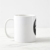 「脳が使われていない」マグ コーヒーマグカップ (左)