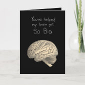 脳が大きい カード (正面)
