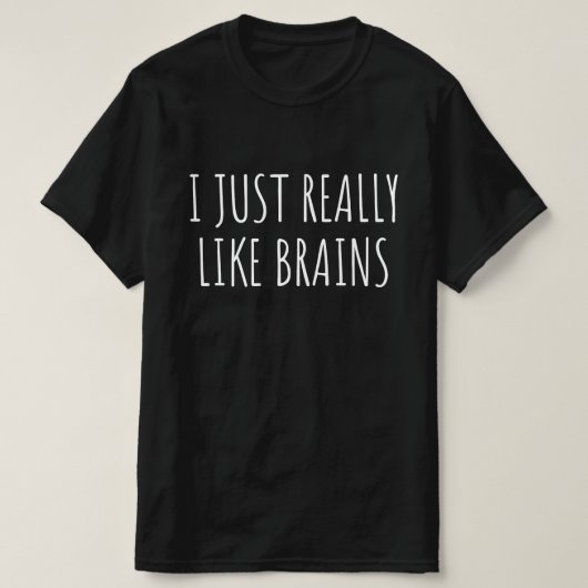 脳が好き Tシャツ (デザイン正面)