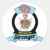 脳が強くなる ラウンドシール (正面)