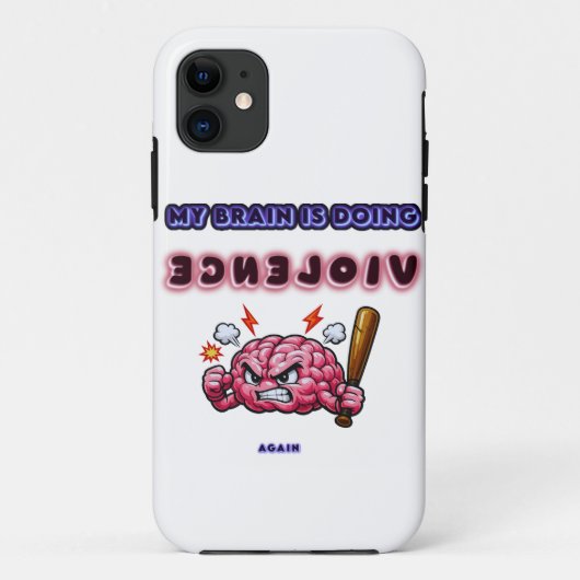 脳が暴走する Case-Mate iPhoneケース (裏面)