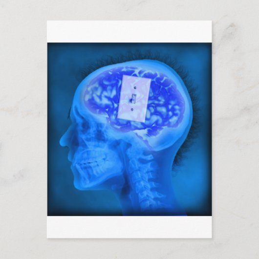 脳が機能しなくなる ポストカード (正面)