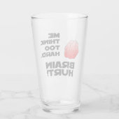 脳が黒を傷つける タンブラーグラス (裏面)