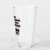 脳が黒を傷つける タンブラーグラス (左)