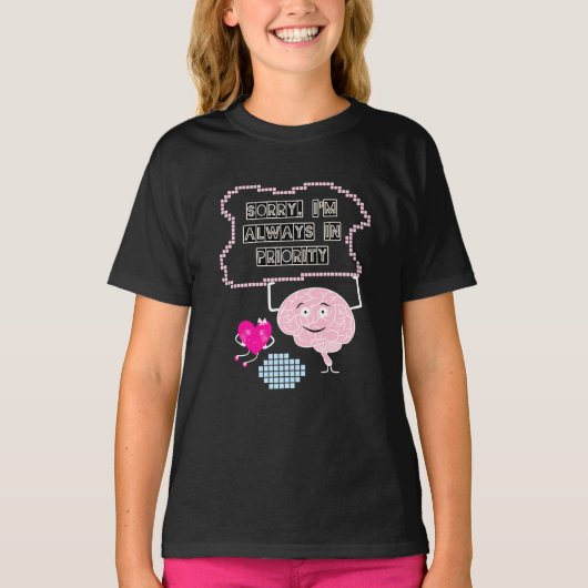 脳と心 Tシャツ (正面)