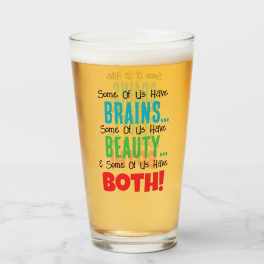 脳と美しいを持つ人 タンブラーグラス (ドリンク正面)