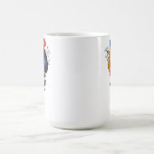 脳と花の調和 コーヒーマグカップ (中央)