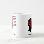 脳によると面白いマグカップ コーヒーマグカップ (中央)