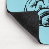 脳のヴィンテージ構造をやる気を起こさせる上手に使う マウスパッド (コーナー)