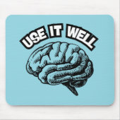 脳のヴィンテージ構造をやる気を起こさせる上手に使う マウスパッド (正面)