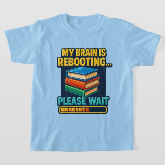 脳の再起動を待つTee Tシャツ (レイダウン)