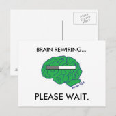 「脳の再配線」ポストカード ポストカード (正面/裏面)