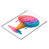 脳の凍結:甘いアイディアが速く溶ける ノートブック (左側)