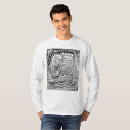 脳の古いTシャツからのリマインダー長袖 Tシャツ