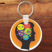 脳の子 キーホルダー (正面)