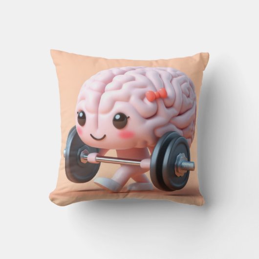 脳の成長 クッション (正面)