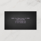 脳の木モザイクカラフル 名刺 (裏面)