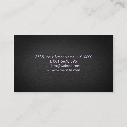 脳の木モザイクカラフル 名刺 (裏面)