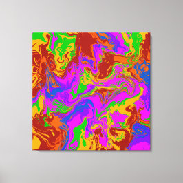 脳の粥抽象芸術 キャンバスプリント