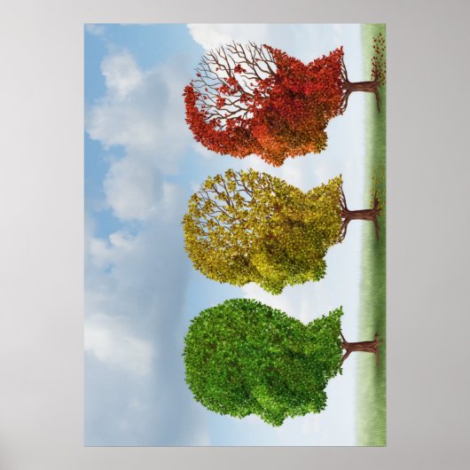 脳の老化 ポスター (正面)