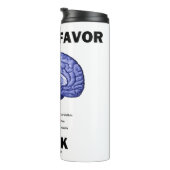 脳の解剖学のユーモア考えを私に好む タンブラー (回転右)