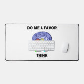 脳の解剖学のユーモア考えを私に好む デスクマット (キーボード&マウス)