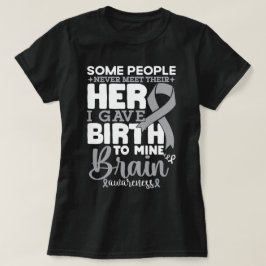 脳の認識度ある人々は彼らの英雄に会わない Tシャツ