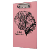 脳はあなたの心に優しいピンクのクリップボード クリップボード (左)