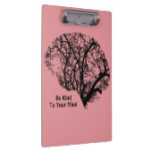 脳はあなたの心に優しいピンクのクリップボード クリップボード (右)