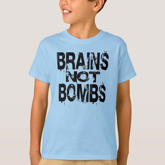 脳は爆弾ではない Tシャツ (正面)