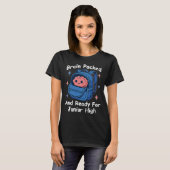「脳みそパック詰め完了!中学生」ブレイン・パロディ Tシャツ (正面フル)