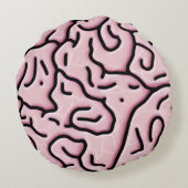 脳みそ枕 ラウンドクッション (裏面)