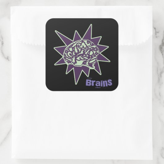 脳め！ スクエアシール (バッグ)