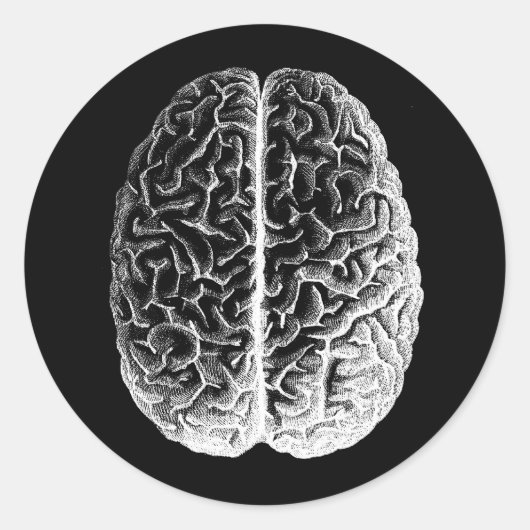 脳め！ ラウンドシール (正面)