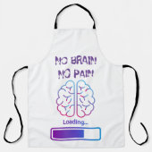 脳も痛みもない エプロン (正面)