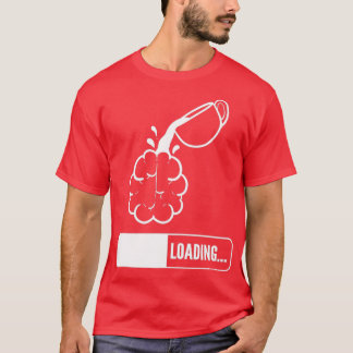脳をロードするコーヒー愛好家のギフト Tシャツ
