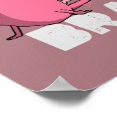 脳を使い始める |脳おもしろいデザイン ポスター (角)