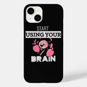 脳を使い始める 脳おもしろいデザイン Case-Mate iPhone 14ケース