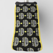 脳を使う ゴルフヘッドカバー (回転90)