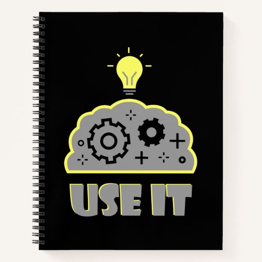 脳を使う ノートブック (正面)