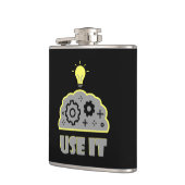 脳を使う フラスク (左)