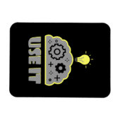 脳を使う マグネット (横)