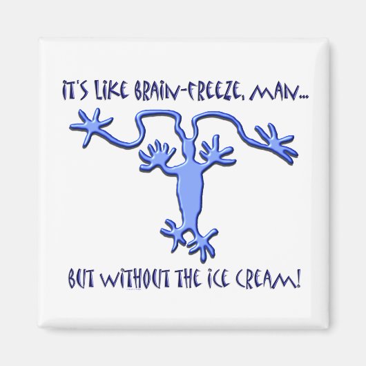 脳を凍らせろ！ – マグネット#2 マグネット (正面)