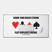 脳を強く二重橋遊に育てる デスクマット (キーボード&マウス)