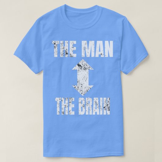脳を持つ男 Tシャツ (デザイン正面)